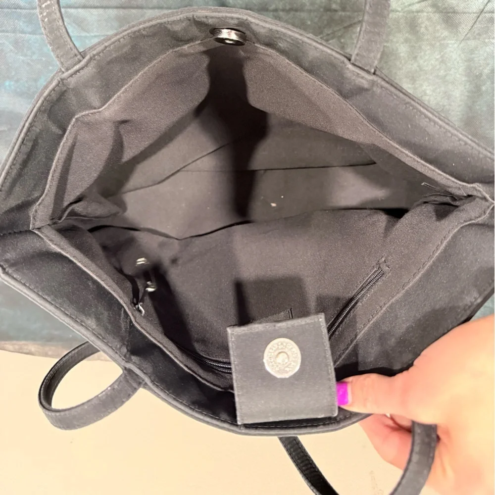 🔥Donna Karan Black Nylon Tote Bag EUC 🔥